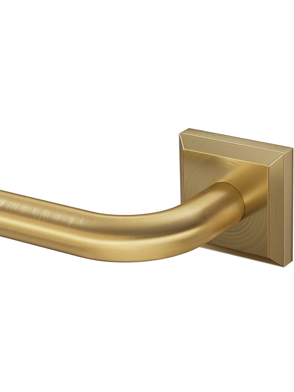 Brushed Gold Curtain Rods for window 48-90”